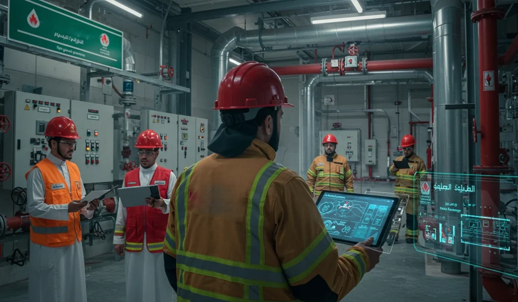 الاخبار 15 هندسة الإطفاء والسلامة في السعودية